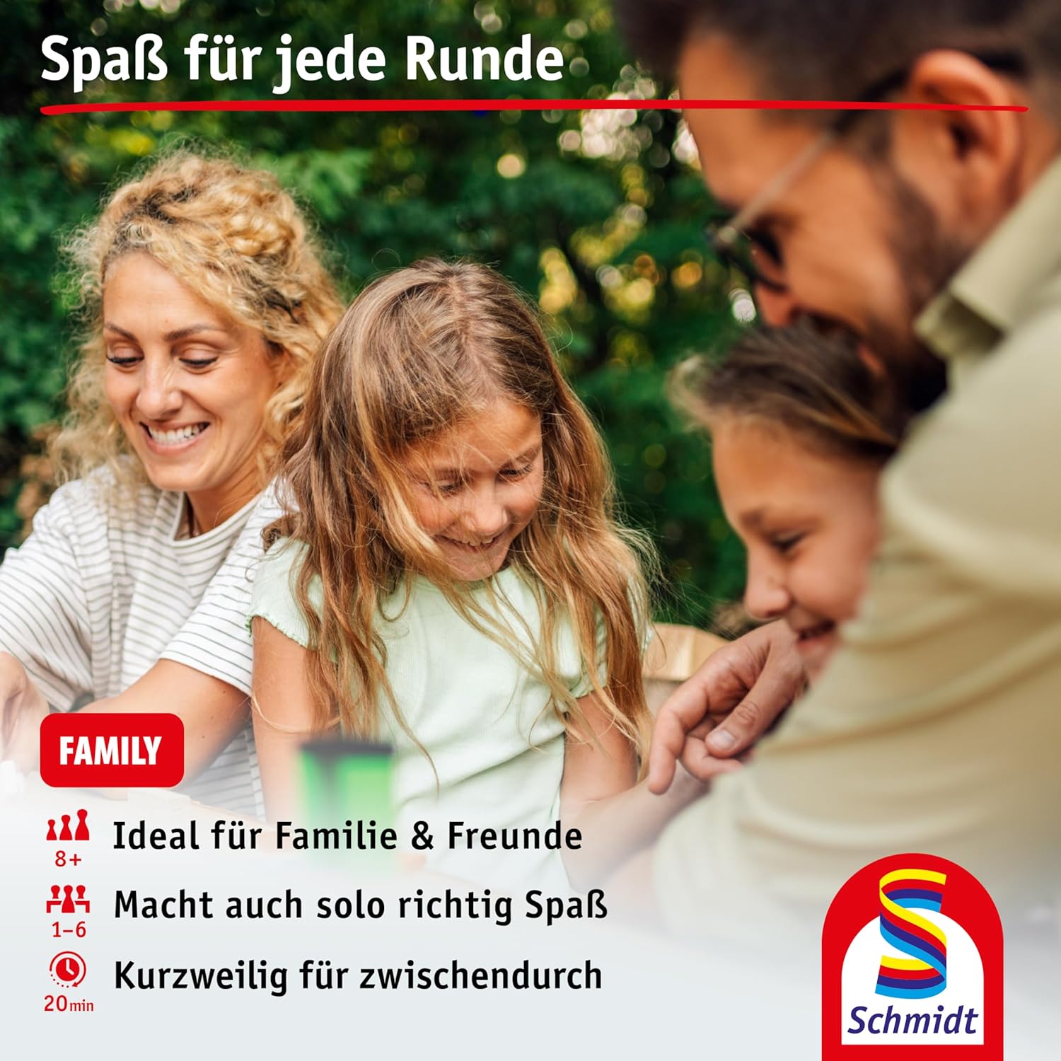 Schmidt Nochmal Dice Game – Colorful Quick Play for Families