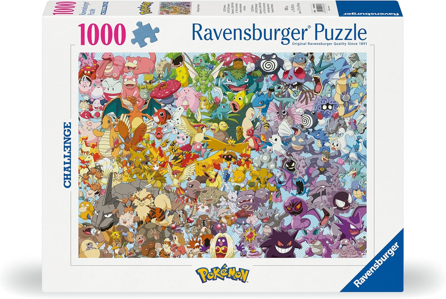 Ravensburger Pokémon Challenge 1000-Piece Puzzle for Adults and Children