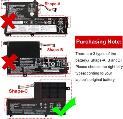 E-YIIVIIL L14M2P21 Replacement Battery for Lenovo IdeaPad