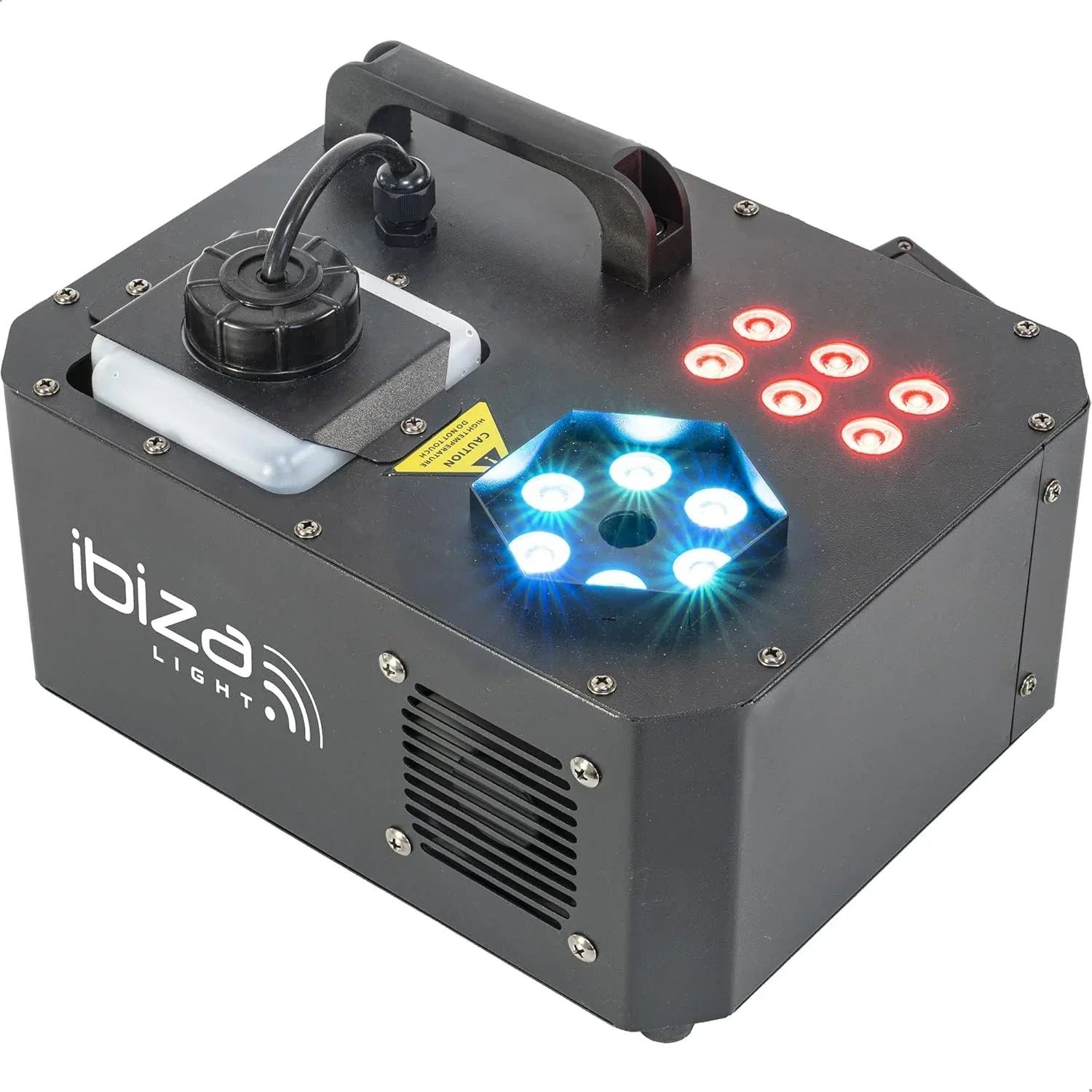 Ibiza SPRAY-COLOR-1000 1000W RGB LED Fog Machine with Remote Controls - Gomix Brands Outlet