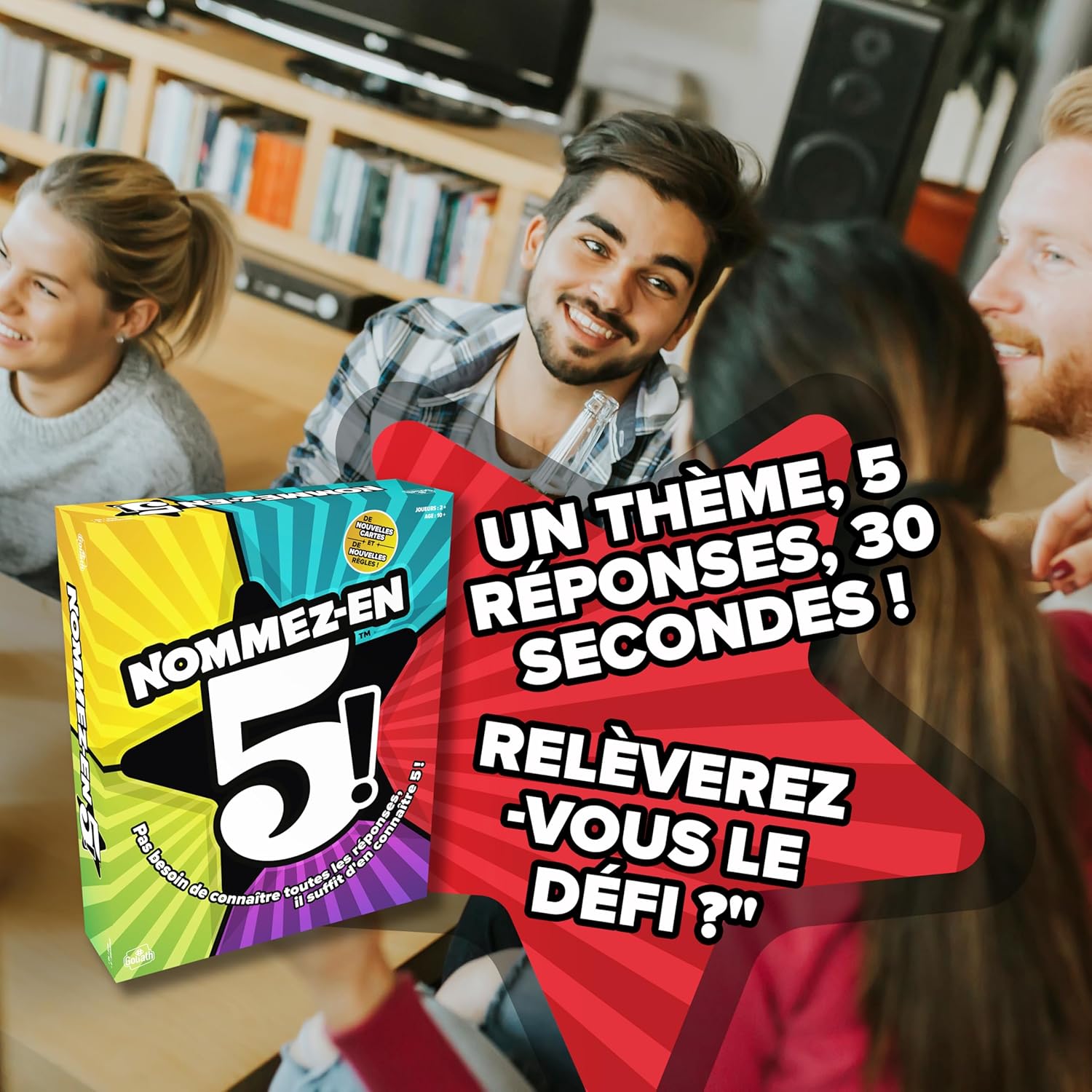 Name 5 Goliath Family Cardboard Quiz Board Game for Kids