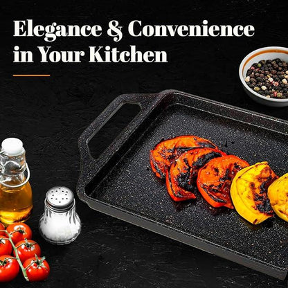 WECOOK Ecochef Titanium Induction Grill Plate 43x25 cm Black - Gomix Brands Outlet