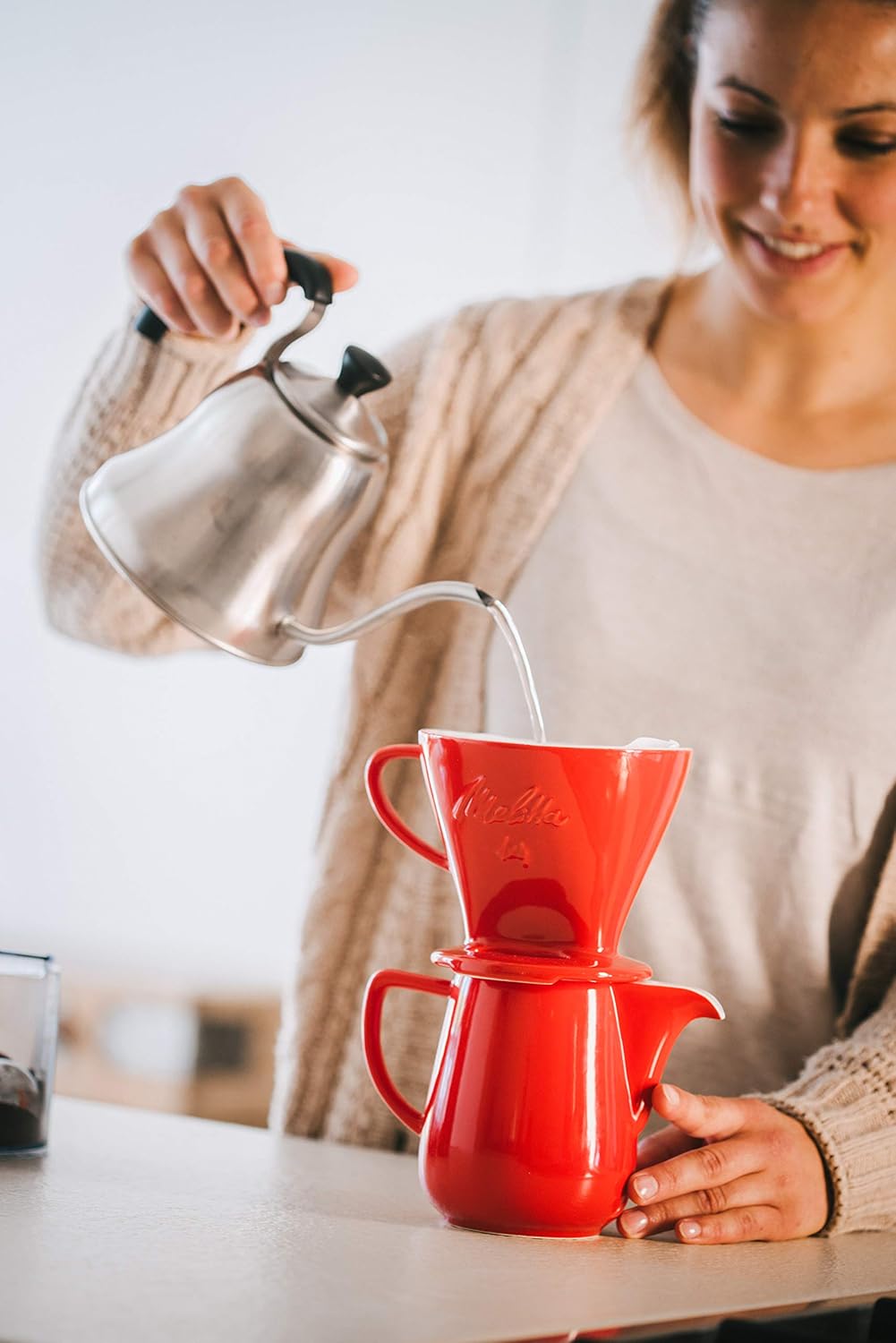 Melitta 100/40 Natural Brown Cone Coffee Filters, 40 Count