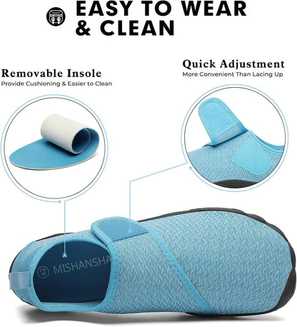 Mishansha Unisex Swimming Shoes Comfortable Breathable Water‑Resistant Quick‑Dry Flip‑Flops