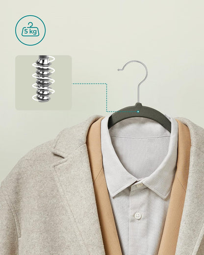 SONGMICS Velvet Clothes Hangers 41.5cm CRF26V