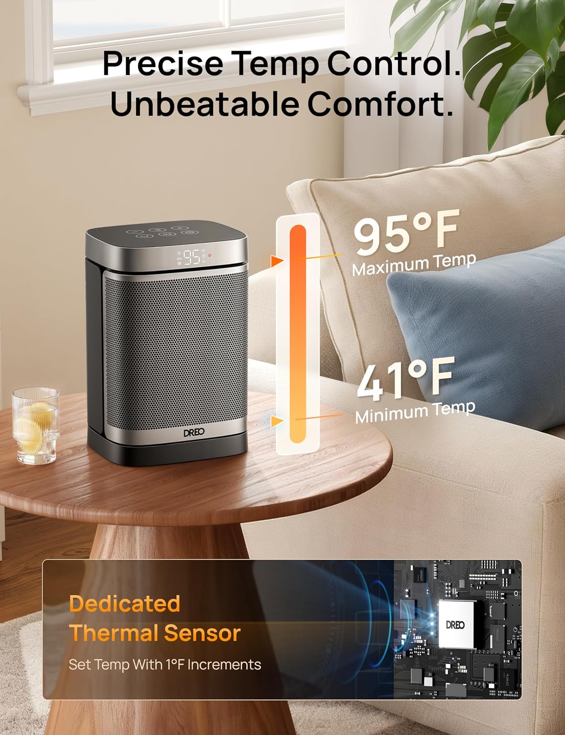 DREO DR-HSH004 Space Heater 1500W