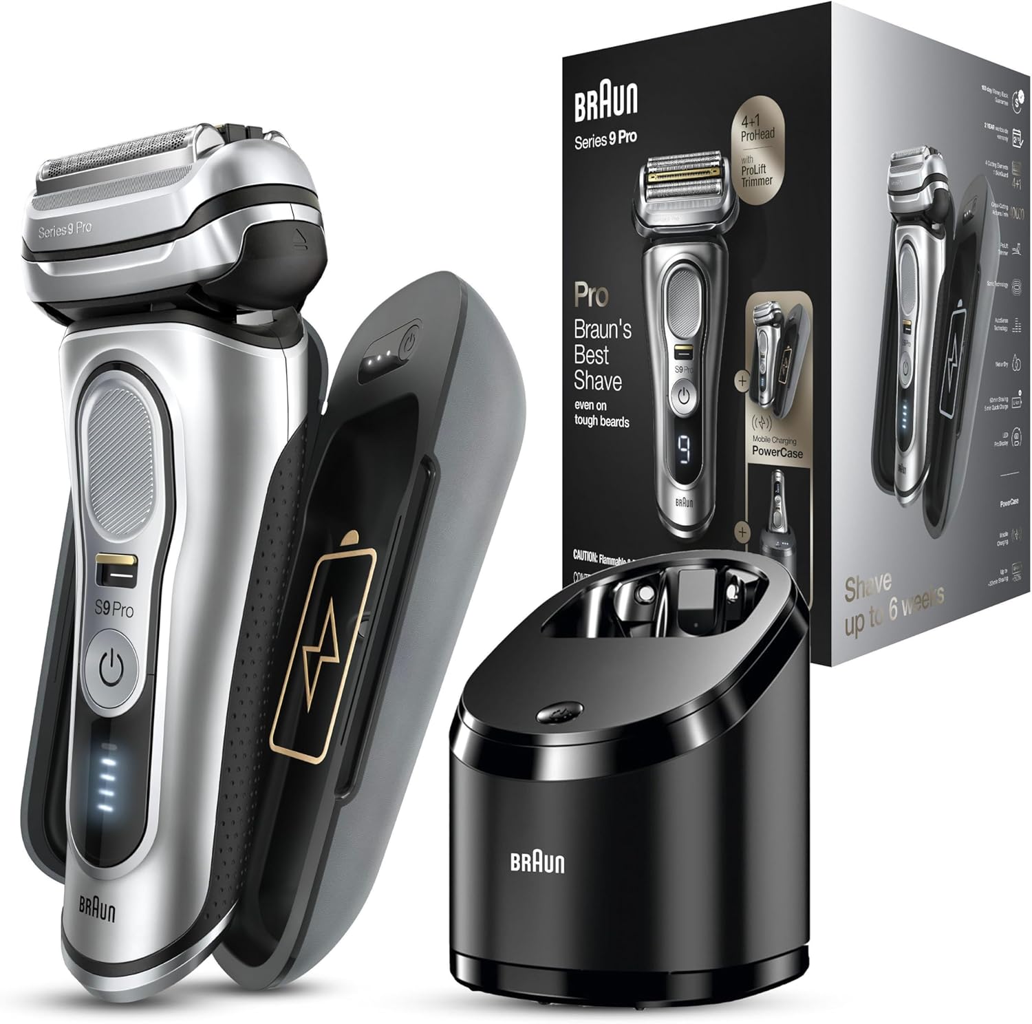 Braun Series 9 Pro Premium Wet/Dry Electric Shaver 9477cc