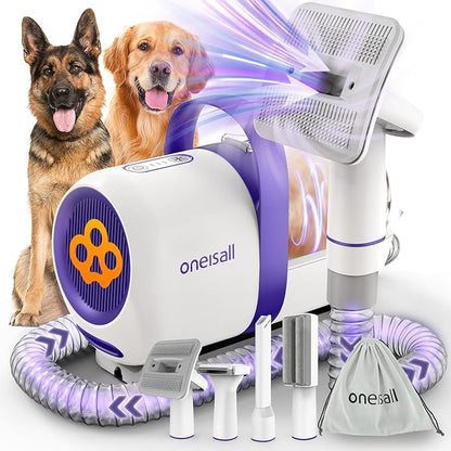 oneisall LM5 Low Noise Pet Grooming Vacuum with 1.5L Dust Cup