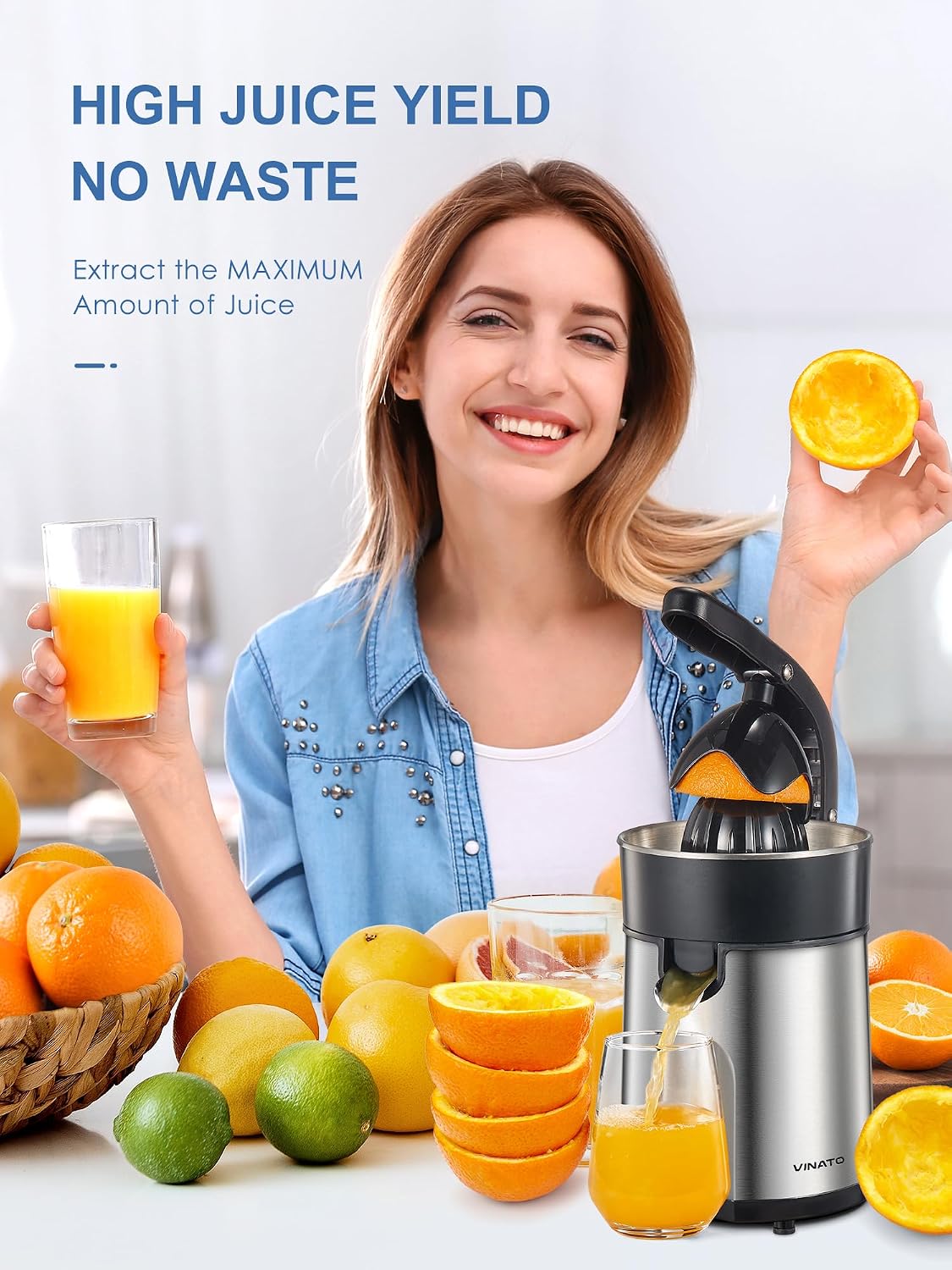 VINATO SG-85W-2017A Electric Citrus Juicer 85W