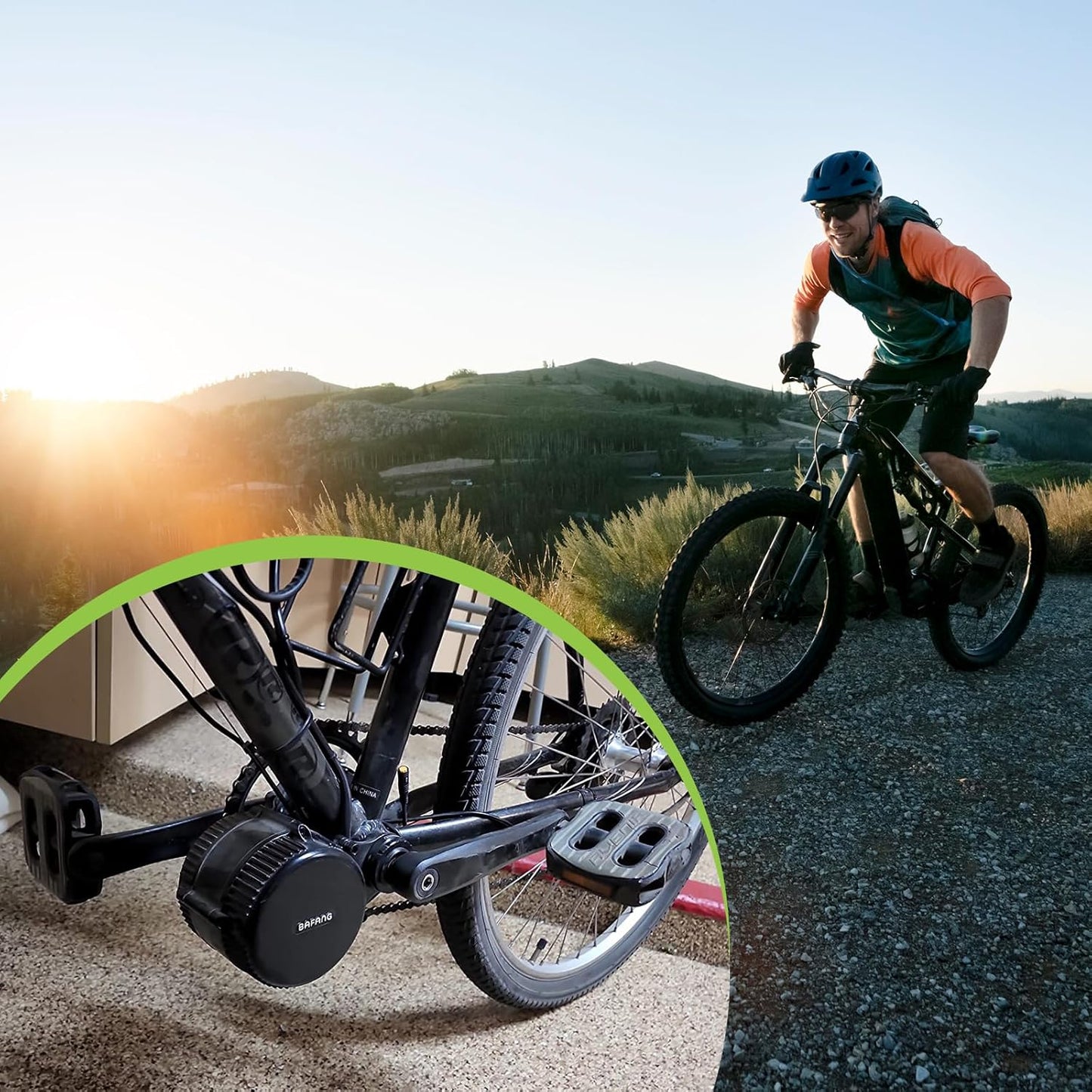 BAFANG 170mm Diamond Hole Right Crank Arm for E‑Bike