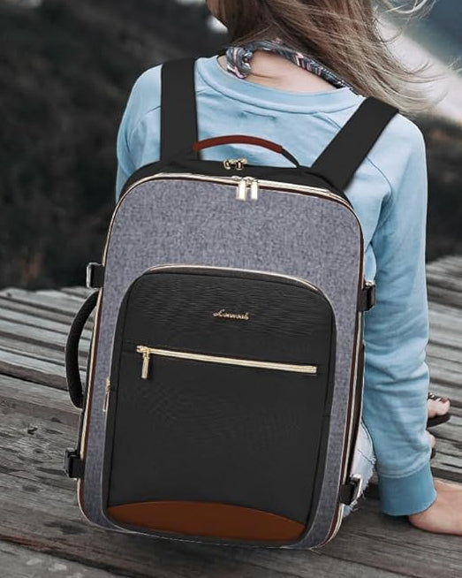 LOVEVOOK 40L Waterproof Travel Backpack with Laptop Sleeve for Hand Luggage