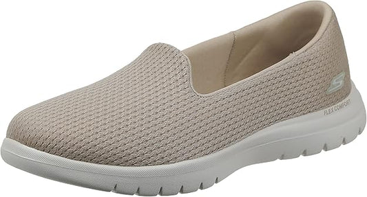 Skechers Women's On-The-Go Flex Slip-On Walking Shoes, Lightweight Comfort Taupe
