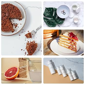 Meking 12-Piece 22-Pattern Small Product Photography Backdrop Kit with Bag