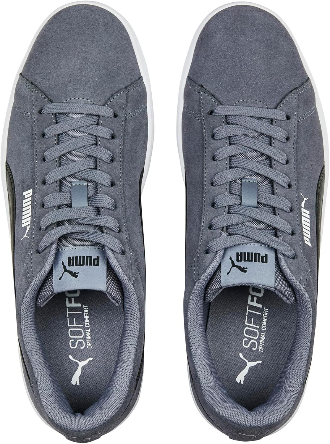 PUMA Smash 3.0 Unisex Low-Top Synthetic Leather Casual Sneakers