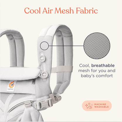 Ergobaby Omni 360 Cool Air Mesh Baby Carrier – Pearl Grey