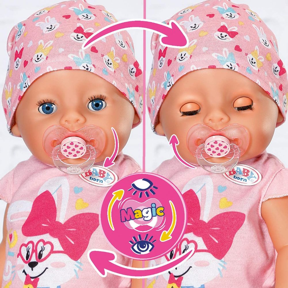 Baby Born Magic Girl 43cm Doll with Magical Dummy