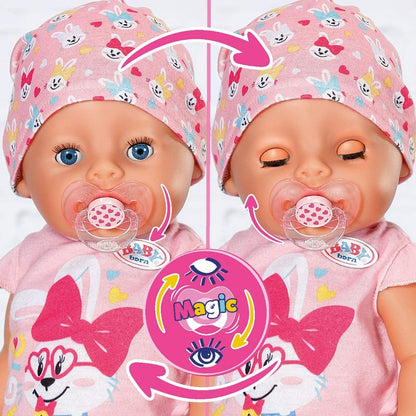 Baby Born Magic Girl 43cm Doll with Magical Dummy