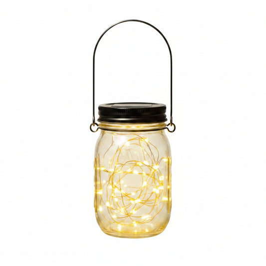 SUNACE Pack of 4 Solar Lanterns Outdoor Hanging 30 LED Warm White IP65 Waterproof Garden Lights