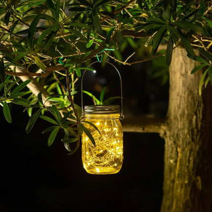 SUNACE Pack of 4 Solar Lanterns Outdoor Hanging 30 LED Warm White IP65 Waterproof Garden Lights