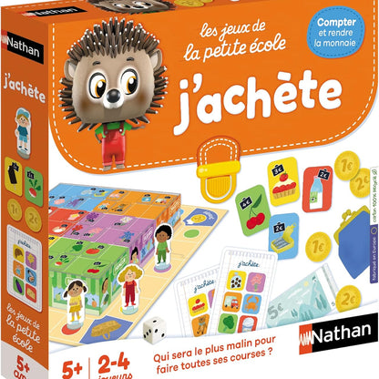 Nathan La Petite École Educational Market Game for Kids Orange