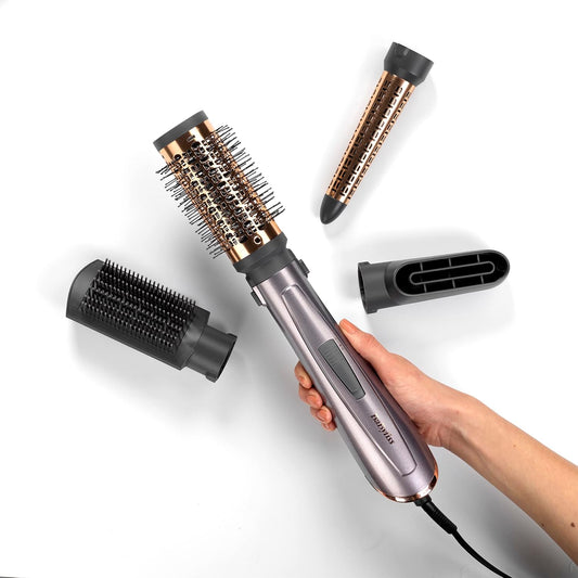 BaByliss Air Styler 1000W All‑in‑One Hair Dryer Brush with 4 Attachments