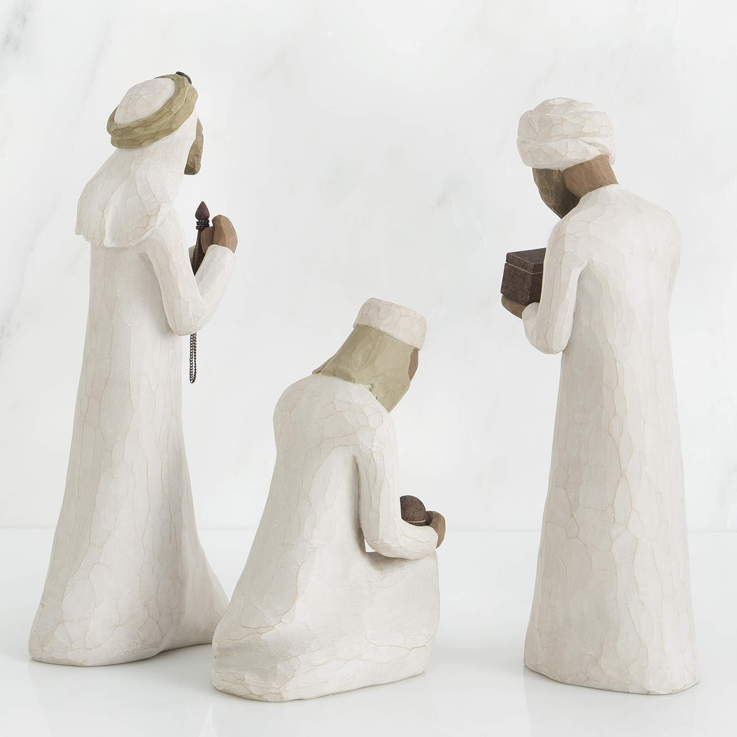 Willow Tree Hand-Painted Three Wisemen Nativity Figurine Set