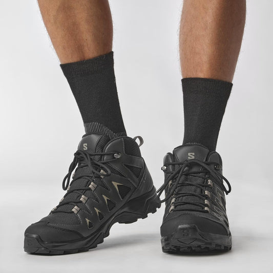 SALOMON X Braze Mid Gore-Tex Men's Waterproof Outdoor Hiking Shoes