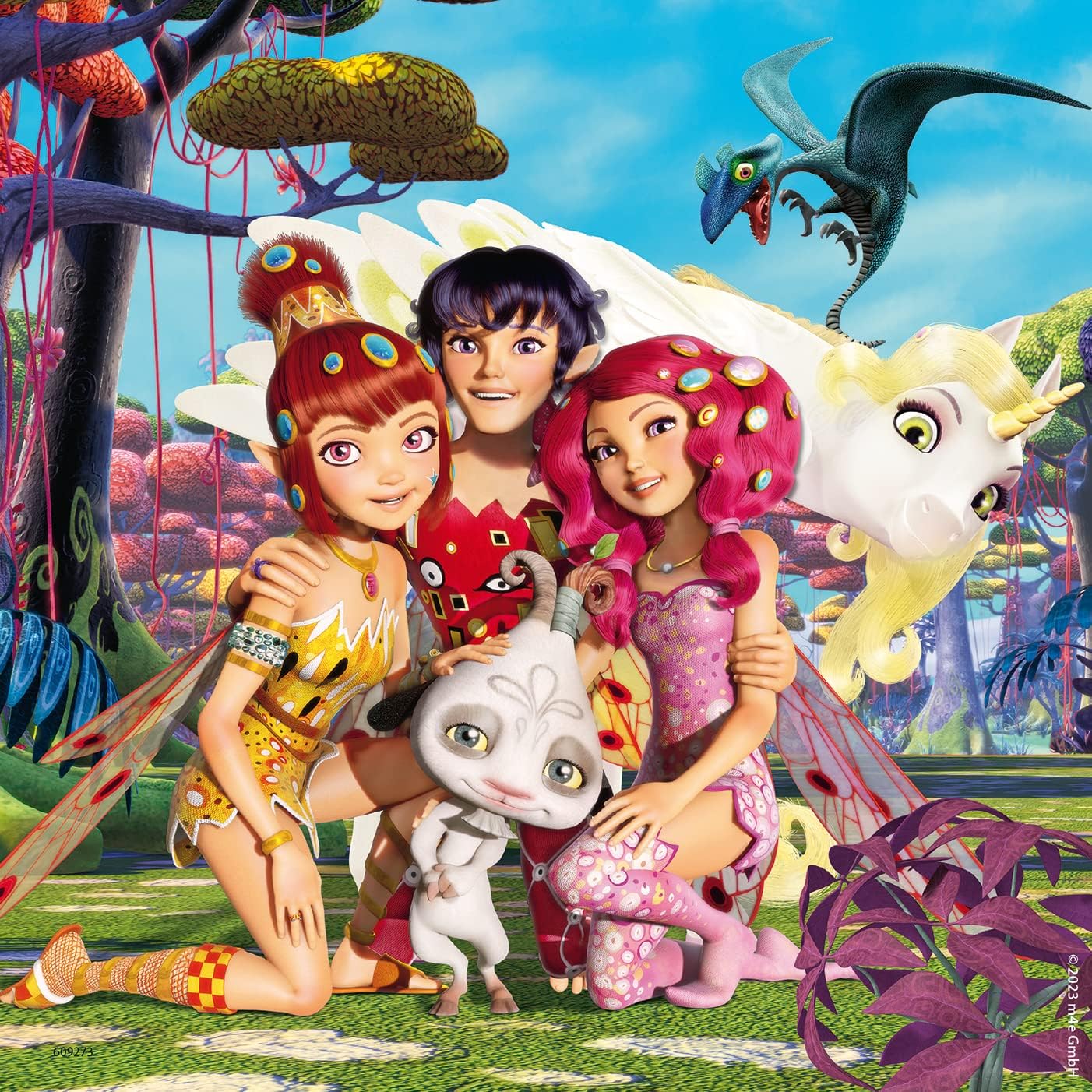 Ravensburger Fairy Unicorn 3‑Pack 49‑Piece Puzzle for Kids