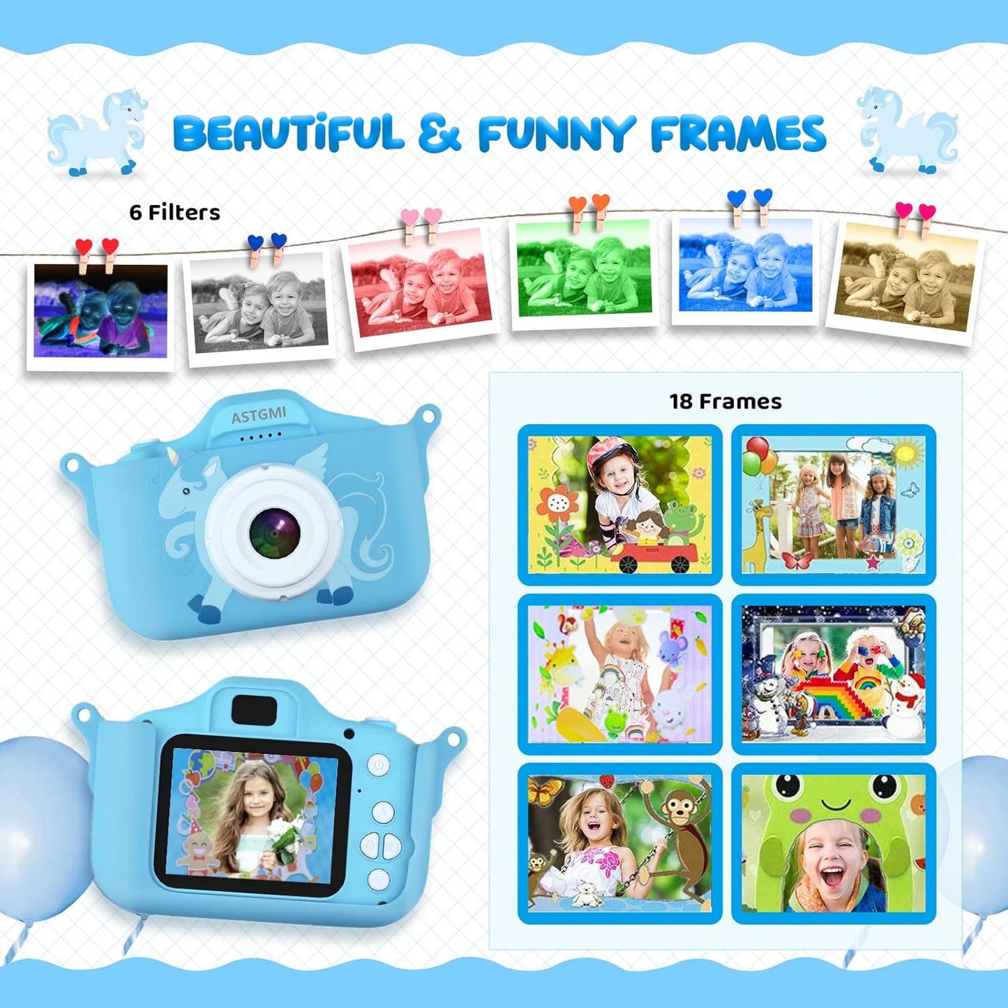 Astgmi HD Camera For Kids