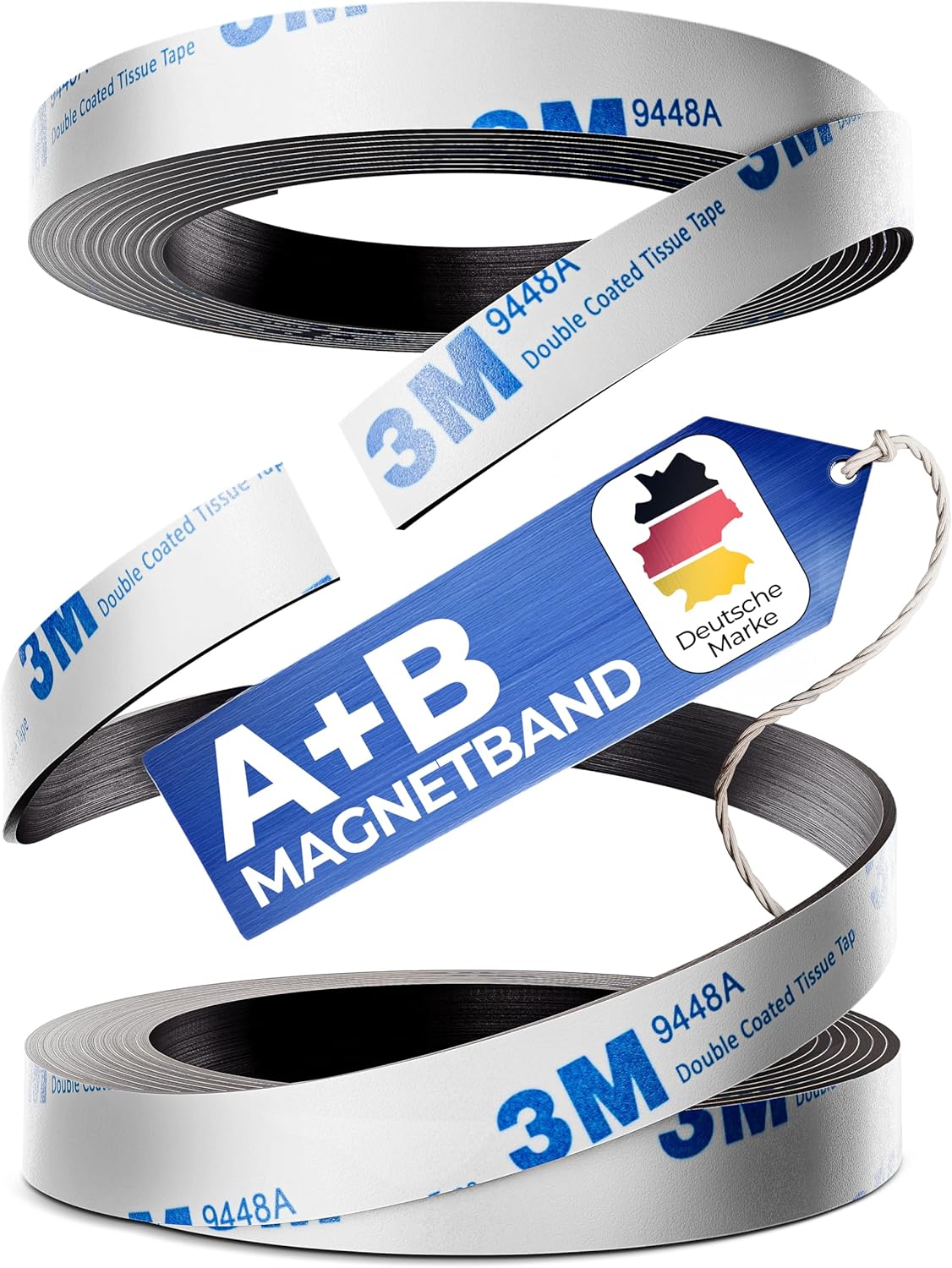 Strong Self-Adhesive Magnet Tape Set A+B 2-8m for Screens