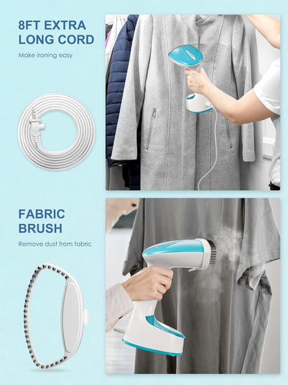 VINATO AJ-2241A Garment Steamer Compact Portable Lightweight Blue