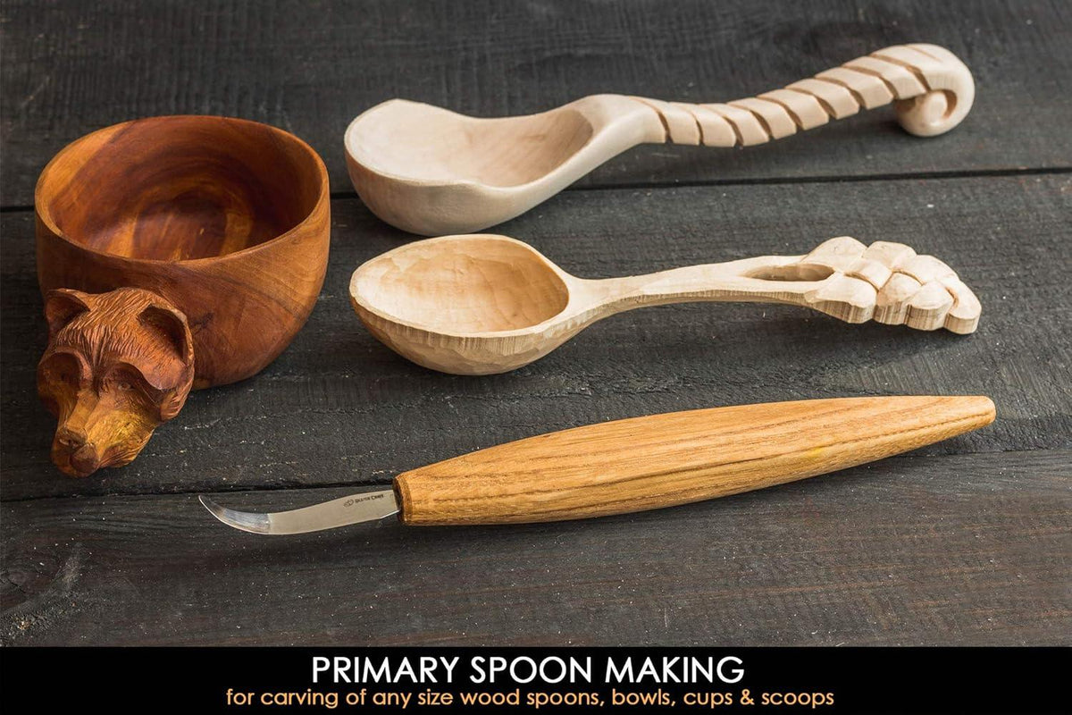 BeaverCraft SK4s Hook Knife: Long Handle Wood Carving Tool for Spoons & Kuksa - Gomix Brands Outlet