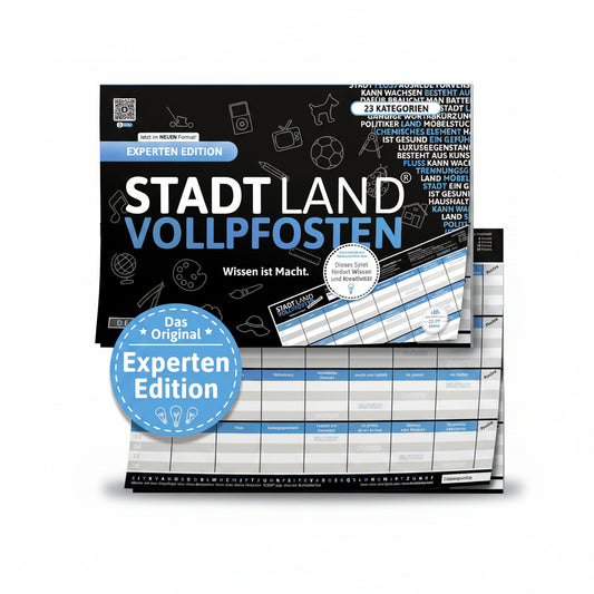 DENKRIESEN STADT LAND VOLLPFOSTEN Edición Experten A4 Juego de Palabras