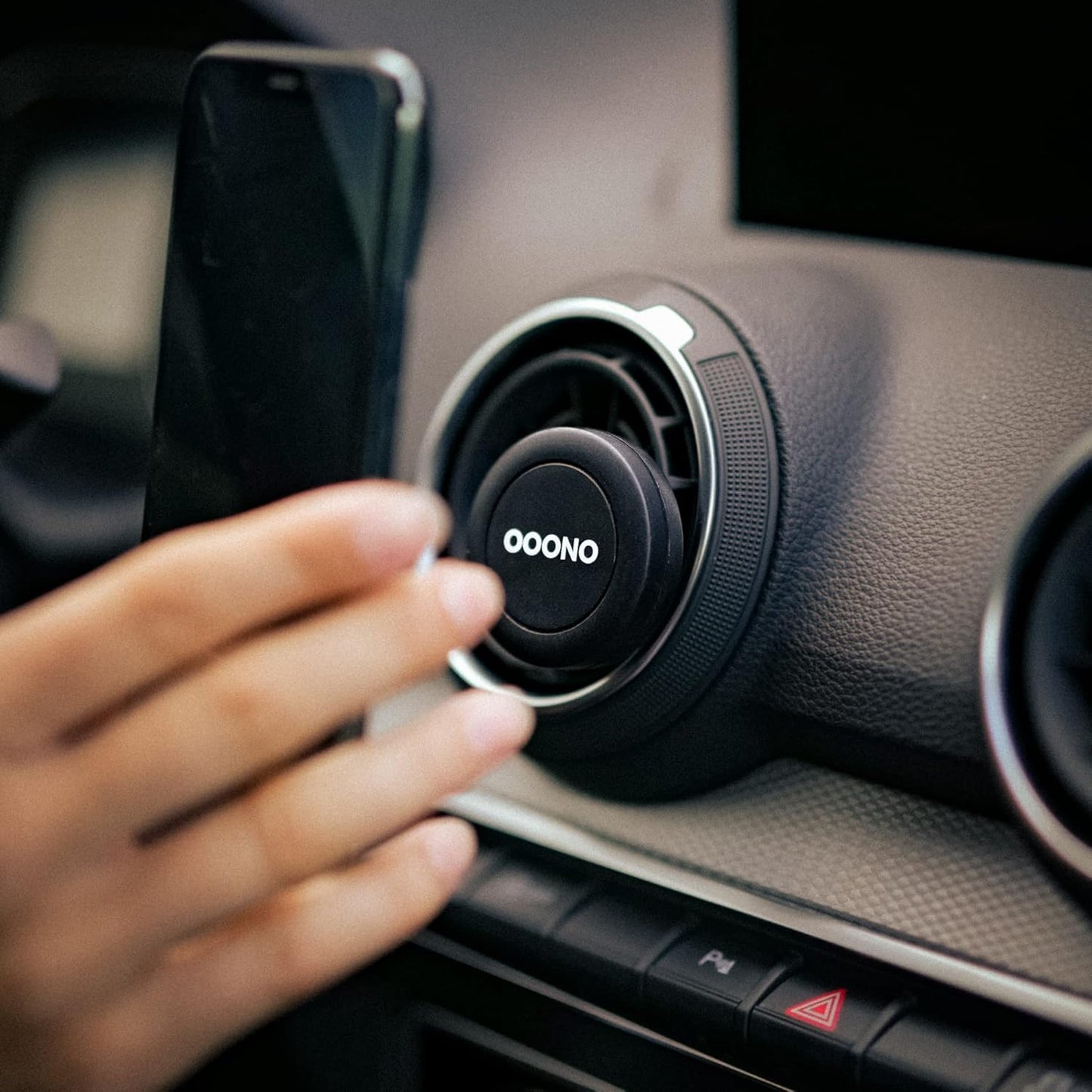 OOONO Magnetic Car Vent Phone Holder – Universal Smartphone Mount