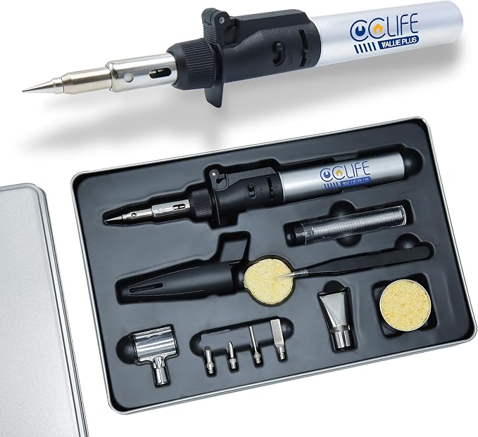 CCLIFE DLOTK004A0000000-FBA Butane Gas Soldering Iron Kit