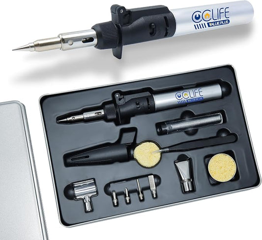 CCLIFE DLOTK004A0000000-FBA Butane Gas Soldering Iron Kit