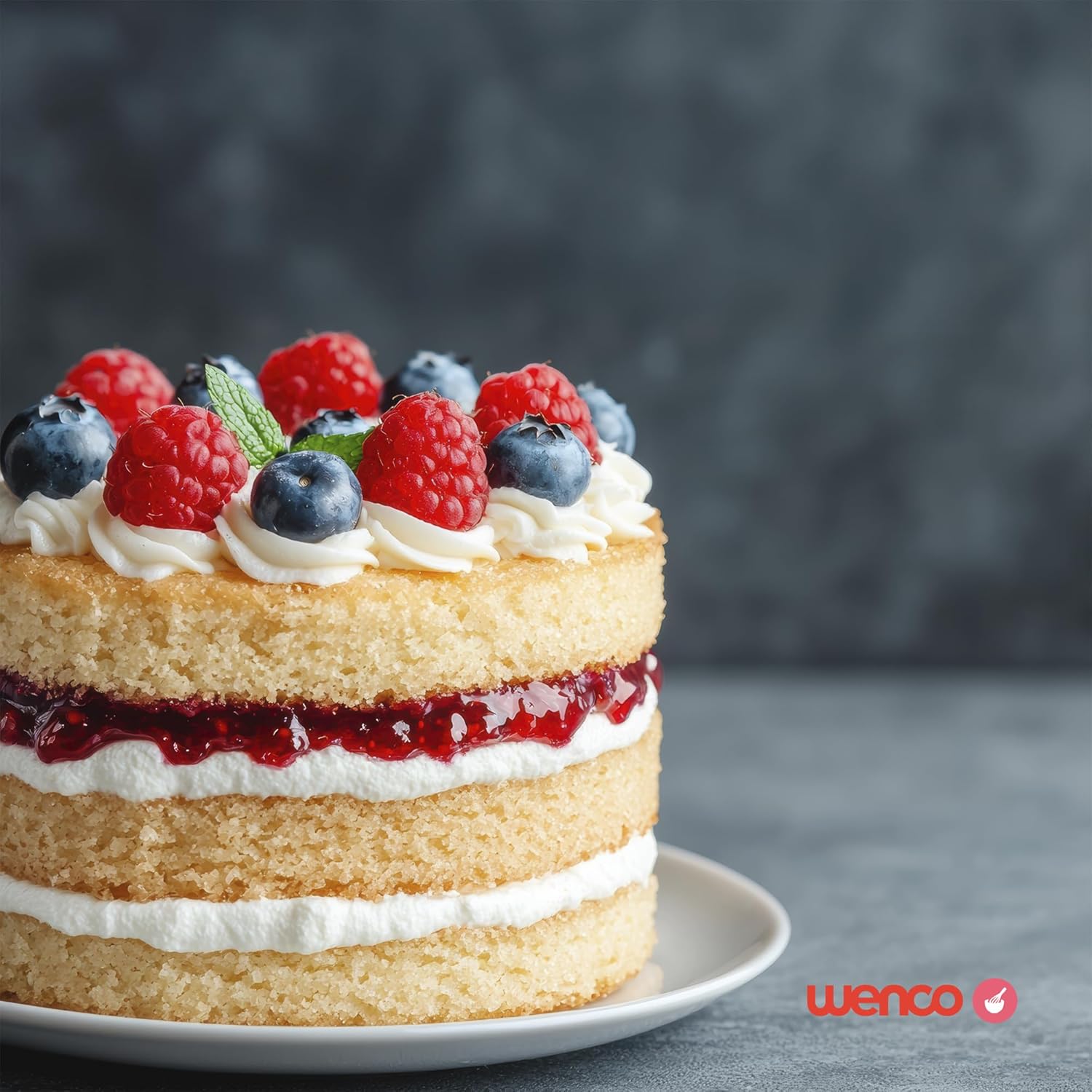 Wenco Stainless Steel Adjustable Cake Ring 15 cm Height