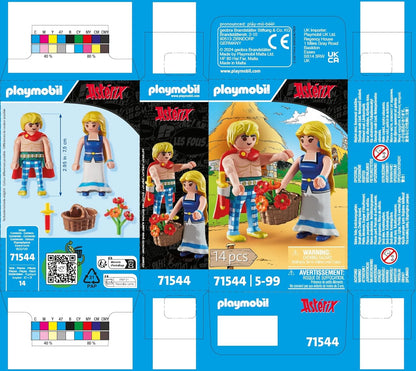 PLAYMOBIL Asterix Tragicomix Falbala Love Couple Figure Fun Toy Set