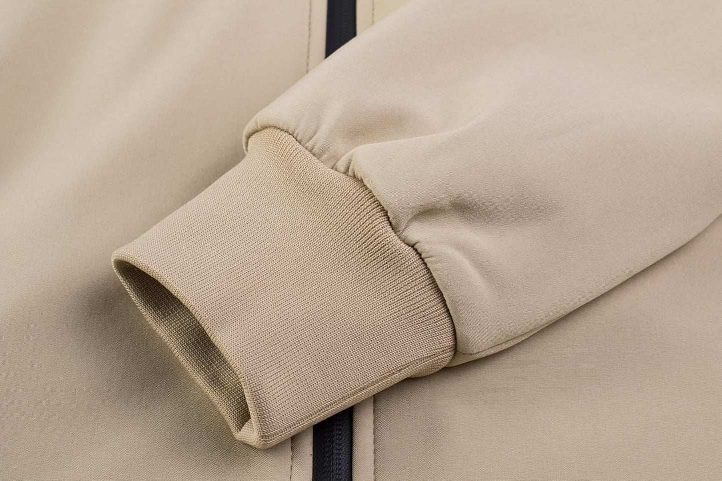 Lightweight Men's Bomber Jacket – TONY BACKER Beige Casual Outdoor