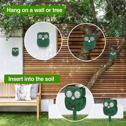 Jahy2Tech No.273-1 Solar Ultrasonic Animal Repellent