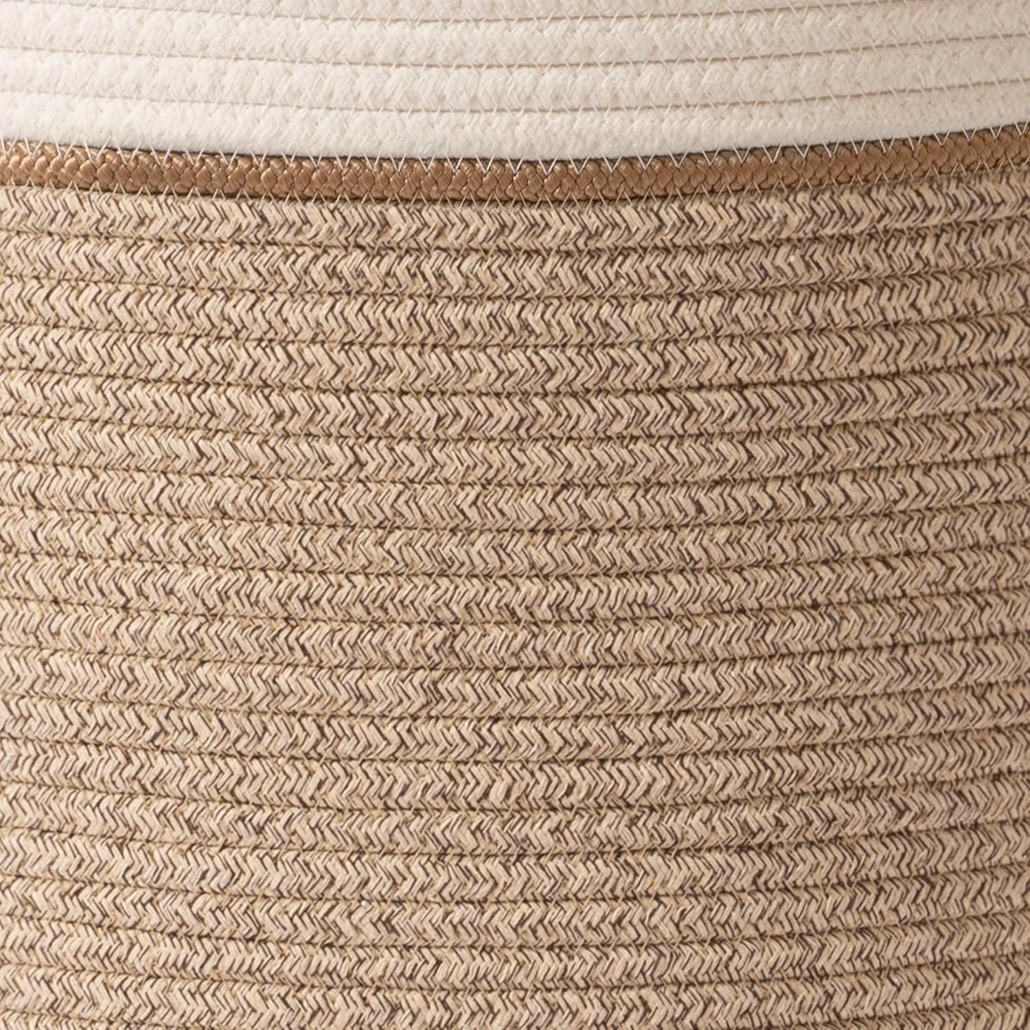 Braided Cotton Laundry Basket