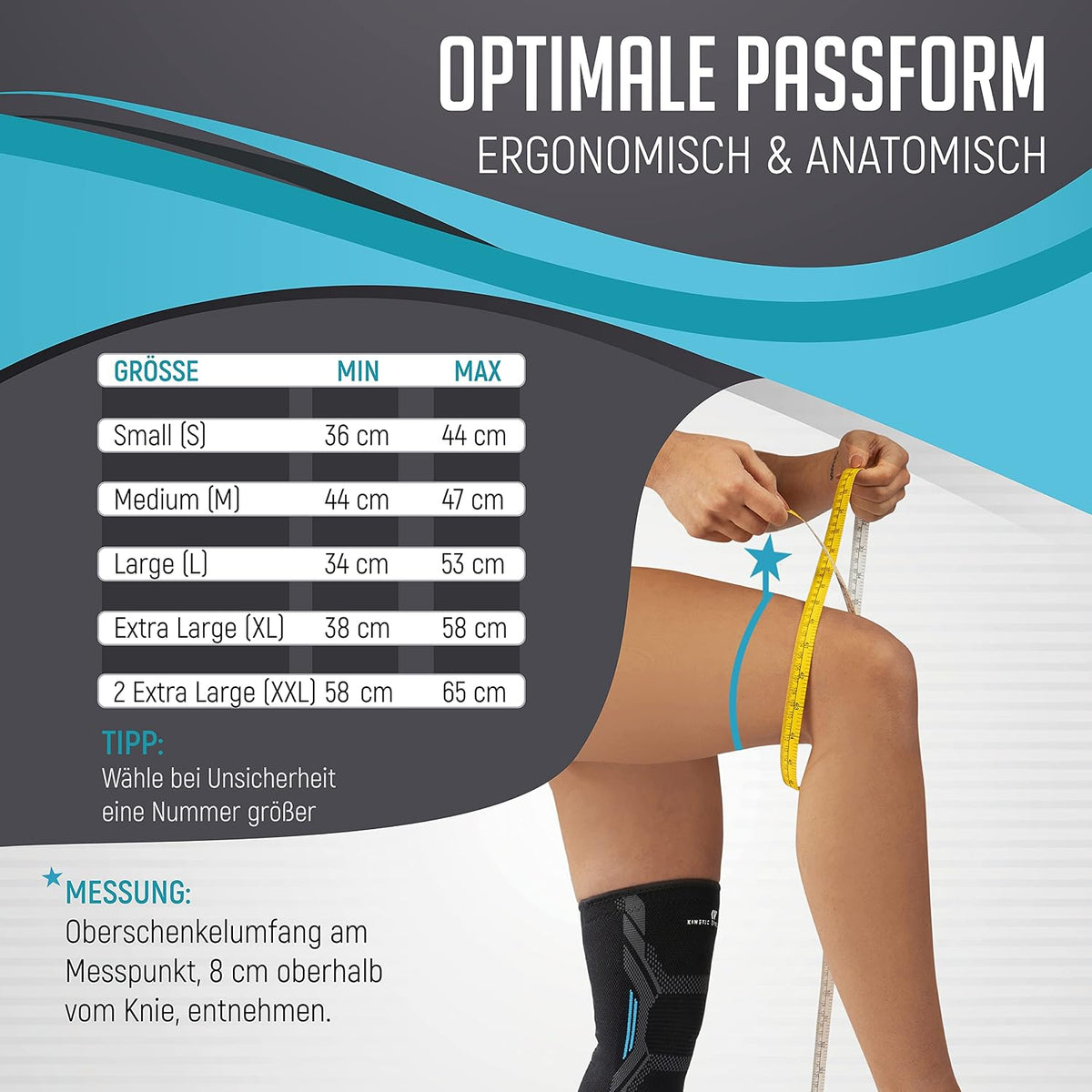 KINETIC EVOLUTION Compression Knee Support 2-Pack