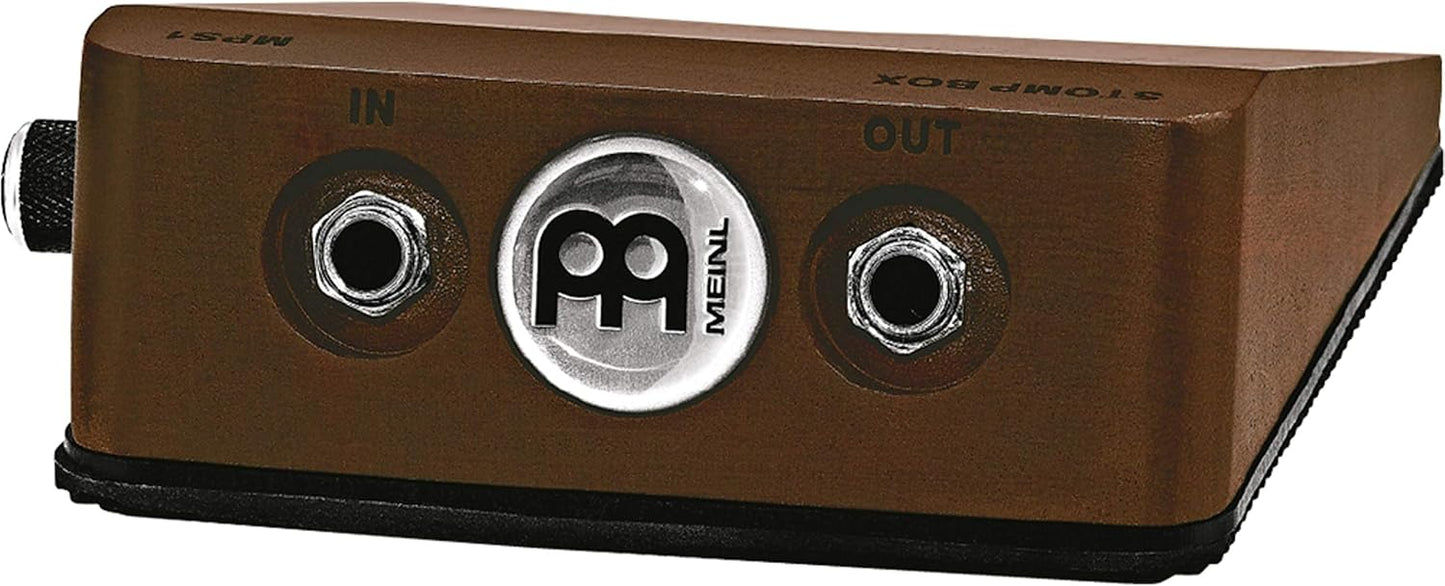 Meinl Analog Stomp Box for Multi‑Instrumentalists with Mahogany Body