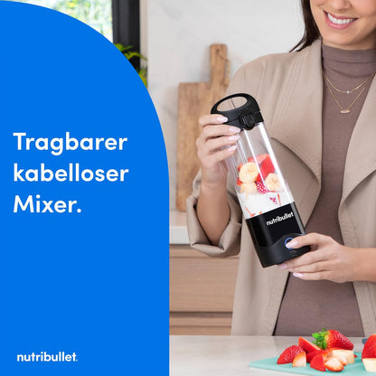 NutriBullet NBP003B Portable Mini Blender 475ml