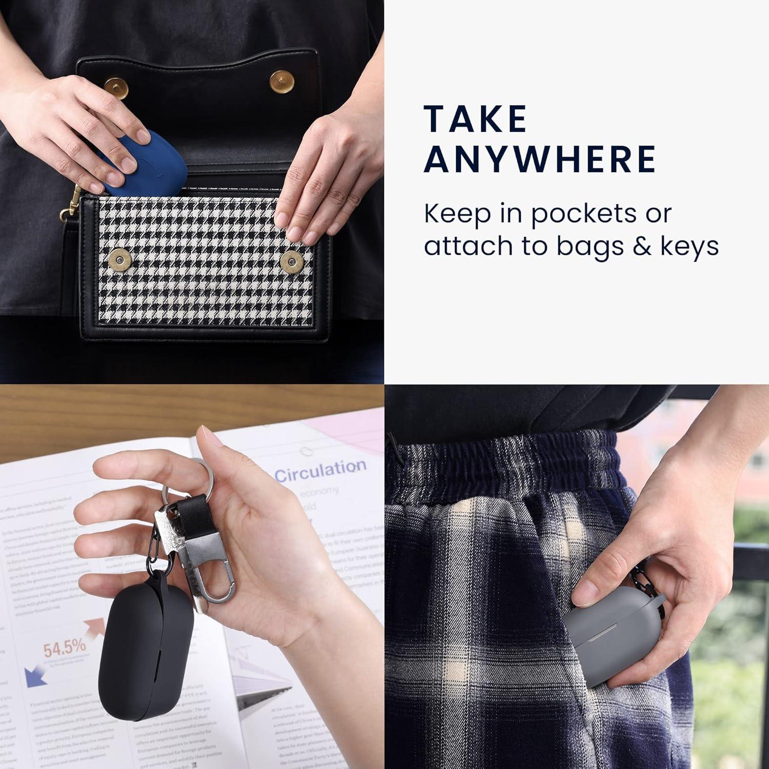 EarFun Black Protective Silicone Case for Air Pro 3 - Gomix Brands Outlet