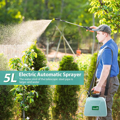 SideKing 5L Battery Electric Sprayer with Telescopic Wand