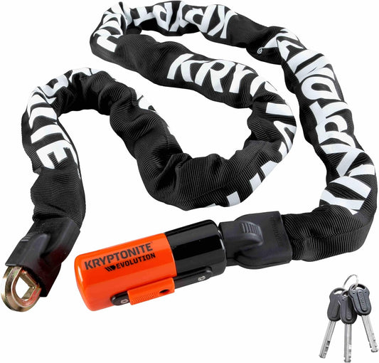 Kryptonite Evolution 4 Integrated Chain Bike Lock Heavy Duty