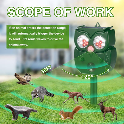 Jahy2Tech No.273-1 Solar Ultrasonic Animal Repellent
