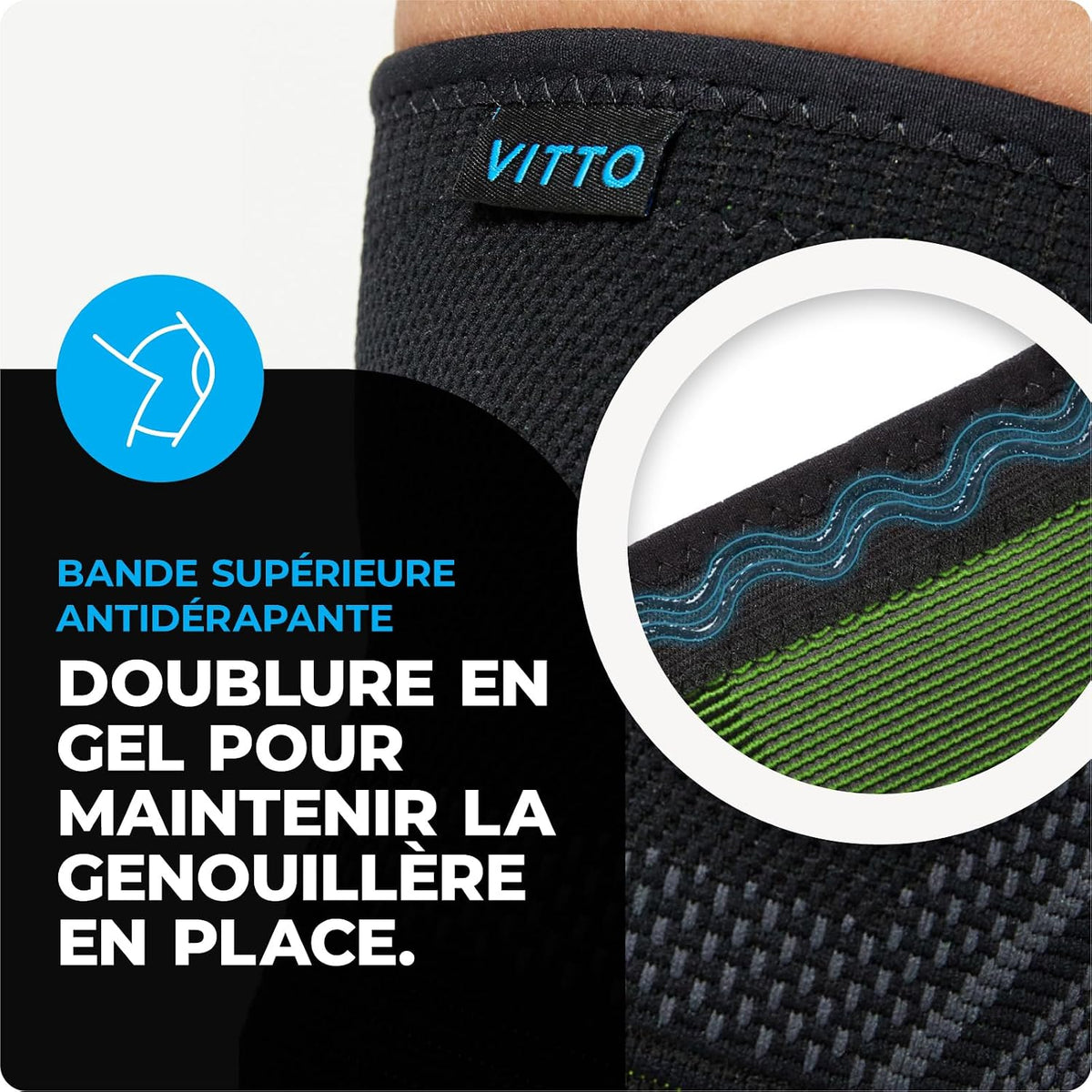 VITTO Ligament Knee Brace with Strap