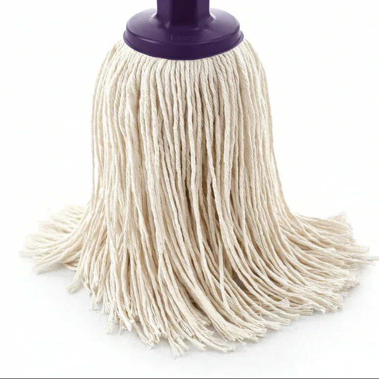 Mery Professional Cotton Mop - Ecru, Hexagonal Head, 25cm - Gomix Brands Outlet